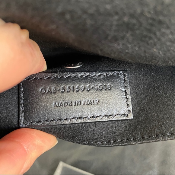 BLACK SAINT LAURENT LARGE TEDDY BUCKET BAG - Picture 11 of 15